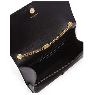 Saint Laurent Mediam Kate Monogram Pebbeled Leather Handbag-AmbrogioShoes