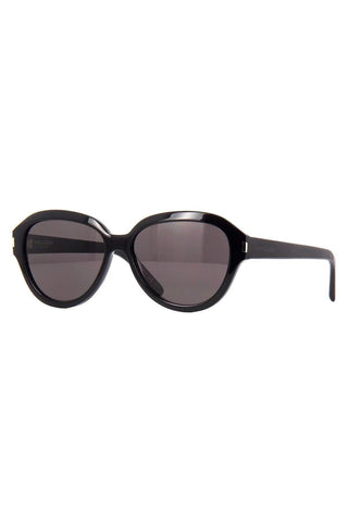 Saint Laurent Round-Frame Acetate Sunglasses SL400-001 Women's (S)