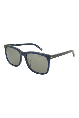 Saint Laurent SL116K Transparent Blue Sunglasses