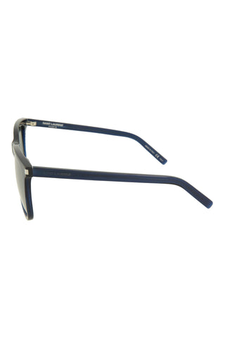 Saint Laurent SL116K Transparent Blue Sunglasses