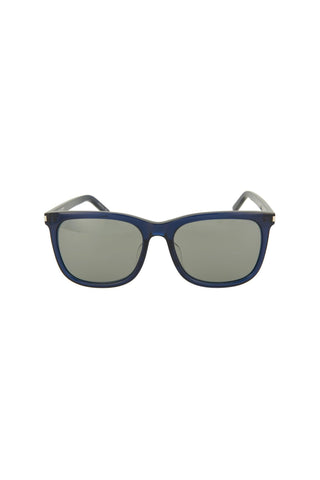 Saint Laurent SL116K Transparent Blue Sunglasses