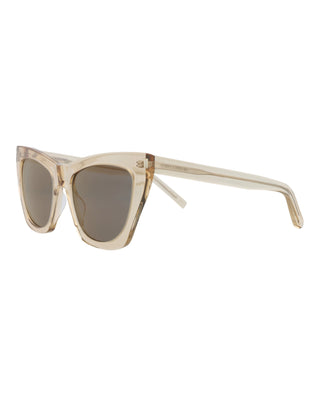 Saint Laurent SL214KATE Transparent Nude Sunglasses