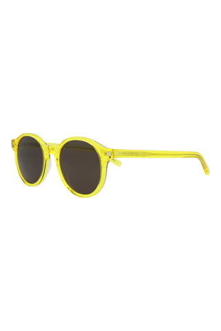 Saint Laurent SL521 Transparent Yellow Sunglasses
