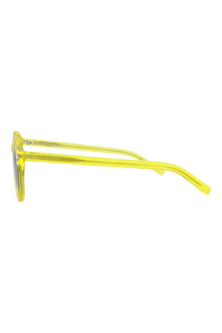 Saint Laurent SL521 Transparent Yellow Sunglasses