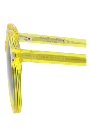 Saint Laurent SL521 Transparent Yellow Sunglasses