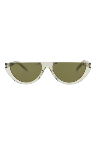 Saint Laurent SL563 Transparent Light Green Sunglasses