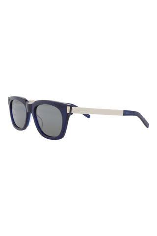 Saint Laurent SL582 Transparent Blue Sunglasses