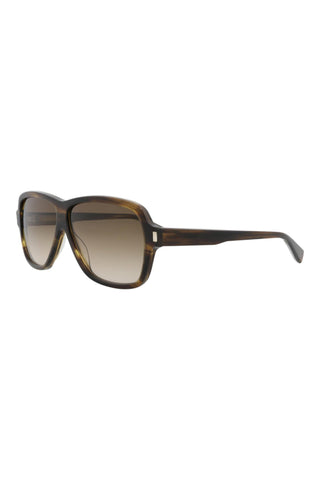 Saint Laurent SL609CAROL Khaki Melange Havana Sunglasses