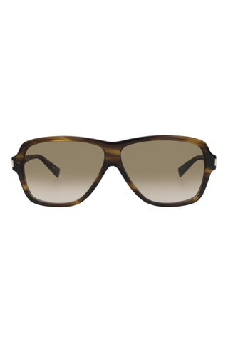Saint Laurent SL609CAROL Khaki Melange Havana Sunglasses