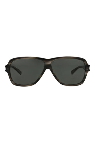 Saint Laurent SL609CAROL Striated Gray Havana Sunglasses