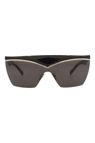 Saint Laurent SL614MASK Black/Light Gold Sunglasses