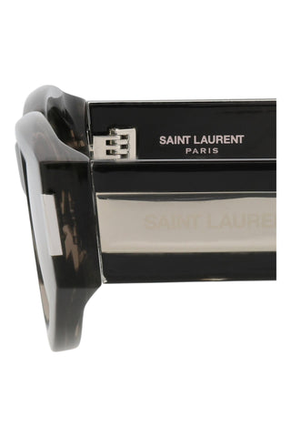 Saint Laurent SL618 Striated Gray Havana Sunglasses