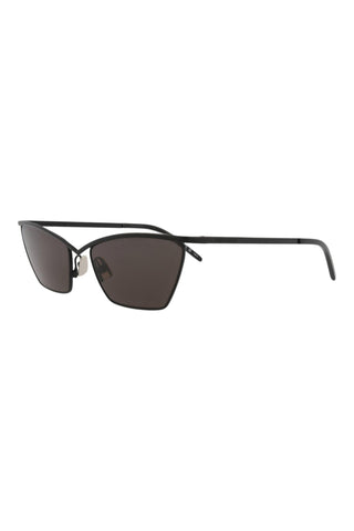 Saint Laurent SL637 Semimatte Black Sunglasses