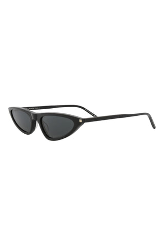 Saint Laurent Sl703 Shiny Solid Black Sunglasses-Dellamoda