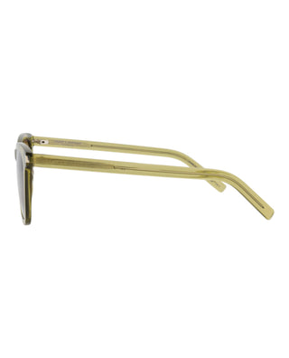 Saint Laurent SL716SLIM Transparent Acid Green Sunglasses