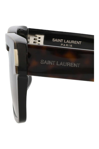 Saint Laurent SL732FVADI Bilayer Black/Dark Havana Sunglasses