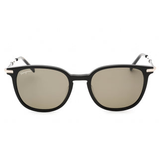 Salvatore Ferragamo SF1015S Sunglasses BLACK/Green Grey-AmbrogioShoes