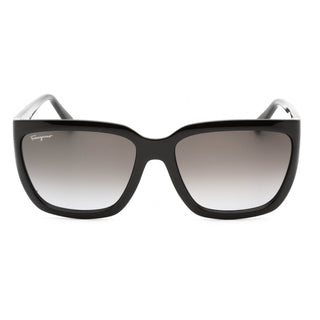 Salvatore Ferragamo SF1018S Sunglasses Black/Grey Gradient-AmbrogioShoes