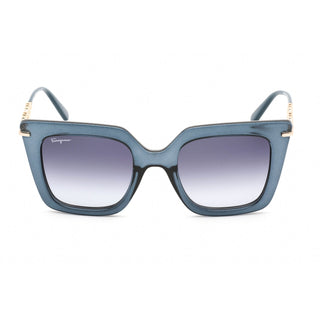 Salvatore Ferragamo SF1041S Sunglasses Transparent Brown / Rose Brown Gradient-AmbrogioShoes