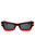 615 - GRADIENT TRANSPARENT DARK RED/Dark Grey