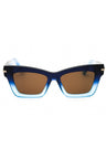 415 - GRADIENT DARK BLUE TRANSPARENT/Brown