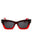 615 - GRADIENT DARK RED TRANSPARENT/Smoke