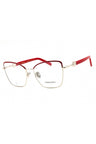 744 - LIGHT GOLD/BURGUNDY/clear demo lens