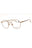 730 - AMBER GOLD/clear demo lens