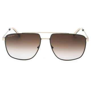 Salvatore Ferragamo SF239S Sunglasses MATTE GOLD / Grey Gradient-AmbrogioShoes