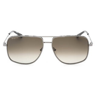Salvatore Ferragamo SF278S Sunglasses DARK RUTHENIUM / Grey Gradient-AmbrogioShoes