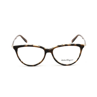 Salvatore Ferragamo SF2870 Eyeglasses MACULATE BROWN/Clear demo lens-AmbrogioShoes
