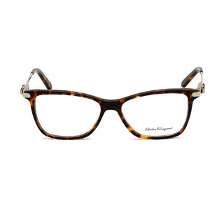 Salvatore Ferragamo SF2872 Eyeglasses Dark Tortoise/Gold / Clear Lens-AmbrogioShoes