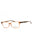 231 - TRASPARENT BROWN/BROWN MARBLE/clear demo lens