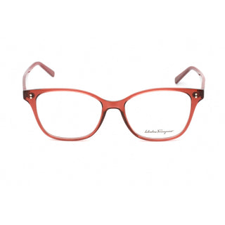 Salvatore Ferragamo SF2912 Eyeglasses Transparent Cherry / Clear Lens-AmbrogioShoes