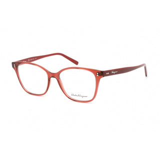Salvatore Ferragamo SF2912 Eyeglasses Transparent Cherry / Clear Lens-AmbrogioShoes