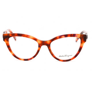 Salvatore Ferragamo SF2920 Eyeglasses RED TORTOISE/Clear demo lens-AmbrogioShoes