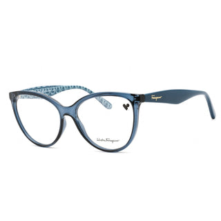 Salvatore Ferragamo SF2933 Eyeglasses Transparent Blue / Clear Lens-AmbrogioShoes