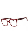 614 - BURGUNDY/ROSE/Clear demo lens