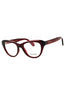 616 - TRANSPARENT RED/clear demo lens