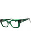 317 - TRANSPARENT GREEN/clear demo lens