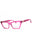 665 - TRANSPARENT CYCLAMEN/clear demo lens