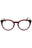 612 - TRANSPARENT BURGUNDY/clear demo lens