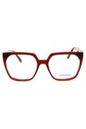 612 - TRANSPARENT BURGUNDY/clear demo lens