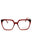 612 - TRANSPARENT BURGUNDY/clear demo lens