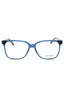 432 - TRANSPARENT BLUE/clear demo lens