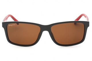 Salvatore Ferragamo SF938S Sunglasses DARK GREY/RED / Amber-AmbrogioShoes