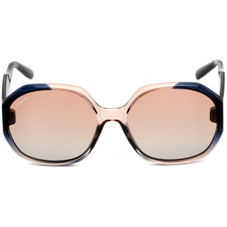 Salvatore Ferragamo SF943S Sunglasses Grey Rose Gradient / Rose Gradient-AmbrogioShoes