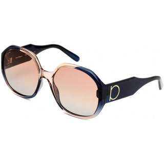 Salvatore Ferragamo SF943S Sunglasses Grey Rose Gradient / Rose Gradient-AmbrogioShoes