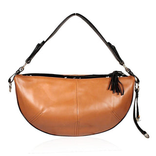 Sergio Rossi handbag Orange Leather Hobo (SR1108)-AmbrogioShoes
