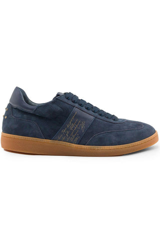 Shizzo Suede Sneaker - Navy-Dellamoda